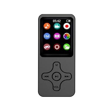 Imagem de WUUOSSYUIS Tela de 1,77 polegadas Display Digital Mini MP3 Player Gravador de Rádio Caminhadas Jogging Vídeo Portátil Alto-falante de Música Leitor de Livros Elétrico, 16G