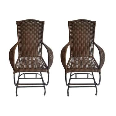Imagem de Cadeira Naja 2 Molas Chocolate (2 Unidade) - Lafeli Cadeiras