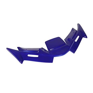Imagem de Spoiler de Carenagem, Spoiler de Carenagem Frontal de Motocicleta Resistente Ao Desgaste Feito de Abs Anti-envelhecimento Resistente a Altas Temperaturas para Modificação (Azul)