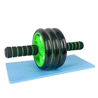 Imagem de INOOMP 3 rodas de treinamento abdominal para exercícios abdominais para exercícios abdominais para exercícios abdominais Rodas de treinamento abdominal roda abdominal roda abdominal ferramenta de fitness esportes