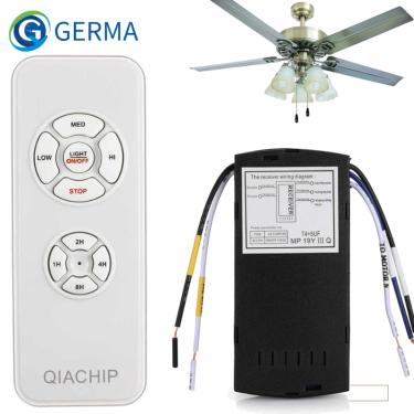 Imagem de GERMA-Universal Teto Ventilador Lâmpada Kit de Controle Remoto  Interruptor De Controle De