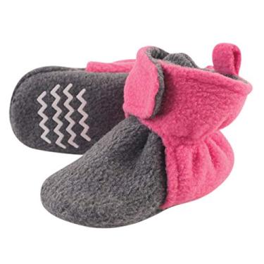 Imagem de Hudson Baby Conjunto de acessórios de inverno unissex para crianças, Dk Pink Heather Charcoal, 0-6 meses