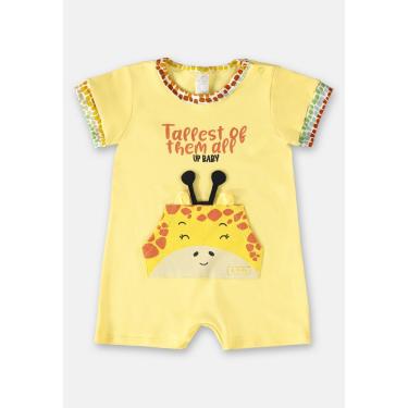 Imagem de Infantil - Macaquinho Giraffe Joy Comfy Unissex Up Baby Amarelo  unissex