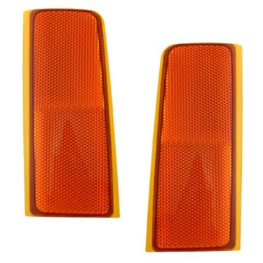 Imagem de Para Chevy/GMC C/K 10 Truck/Suburban/Yukon/Blazer/Tahoe Conjunto de Luzes Laterais 1988-2002 Par de Motorista e Lado do Passageiro | GM2556101 + GM2557101