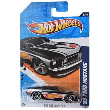Imagem de Hot Wheels '69 Ford Mustang, [Black] 155/244 2011 Racing 5/10