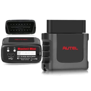 Imagem de Autel MaxiSys MaxiVCI VCI Mini Interface de diagnóstico Bluetooth funciona com todos os sistemas, scanner automotivo OBD2 MS906S TS608 MP808TS MK808BT MK808TS MK900TS Reset de óleo/EPB/BMS/SAS/TPMS e