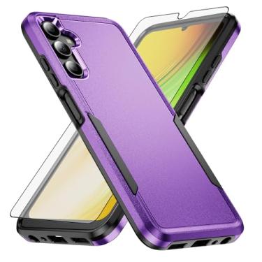 Imagem de Asuwish Capa de telefone para Samsung Galaxy A05s/A05 com protetor de tela de vidro temperado e fina híbrida protetora de corpo inteiro com camada dupla acessórios para celular Ao5s Ao5 A 05s 05