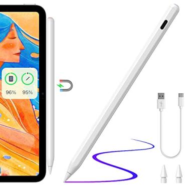 Imagem de Caneta Stylus para iPad com carregamento sem fio – Zspeed iPad Pencil quase como Apple Pencil 2ª geração, compatível com iPad Air 5/4, iPad Mini 6, iPad Pro 11 polegadas 3/2/1, iPad Pro de 12,9