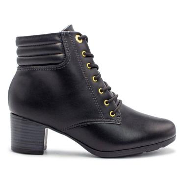 Imagem de Bota Modare Feminina Napa Genebra/Pele Strech Salto Bloco 7072.103