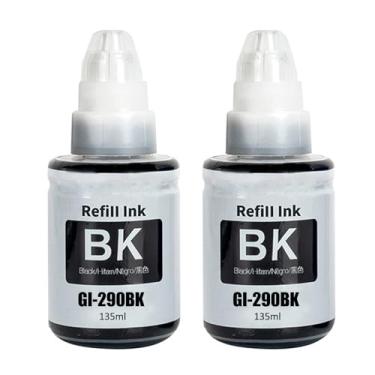 Imagem de SHUOLEI Garrafas de tinta de refil GI290 GI-290 compatíveis com Canon GI290 GI-290 para impressoras Canon Pixma G1200 G2200 G3200 G4200 G4210 (pacote com 2, 2 preto)
