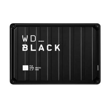 Imagem de WD_BLACK Disco rígido externo portátil de 4 TB P10 – Disco rígido rígido HDD, compatível com Playstation, Xbox, PC e Mac – WDBA3A0040BBK-WESN