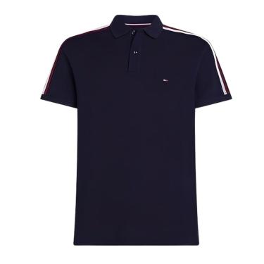 Imagem de Camiseta Polo Tommy Hilfiger Liquid Cotton Essencial Azul Marinho-Masculino