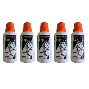 Imagem de Kit 5 Pigmento Corante Líquido Bisnaga Tinta 50Ml Laranja