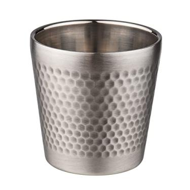 Imagem de Chusui Copo de sabão de aço inoxidável tigela de barbear caneca tigela barbeiro barba navalha copo de barbear para homens ferramenta de barbear úmido de limpeza de pêlos faciais