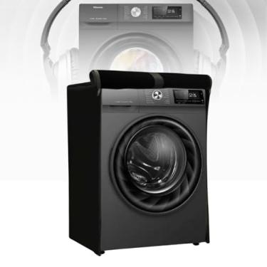 Imagem de CAPA PARA LAVA E SECA HISENSE 13KG WD5Q13 IMPERMEÁVEL (Preto)