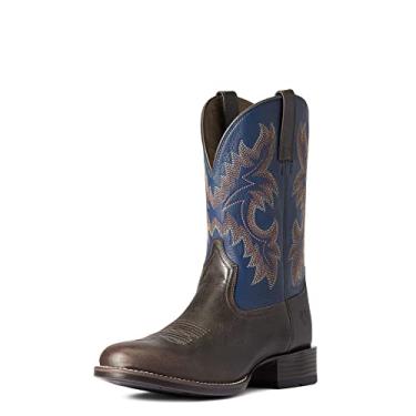 Imagem de ARIAT Bota masculina Stockman Ultra Western, Vime/azul federal, 11 Wide
