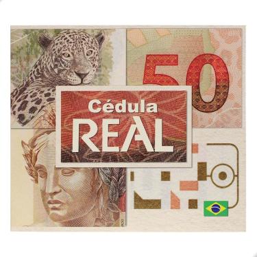 Imagem de Folder Encarte para Cédula de 50 Reais Descritivo 2ª Família