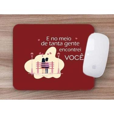 Imagem de Mouse Pad Namorados E no Meio de Tanta Gente - Deluzz