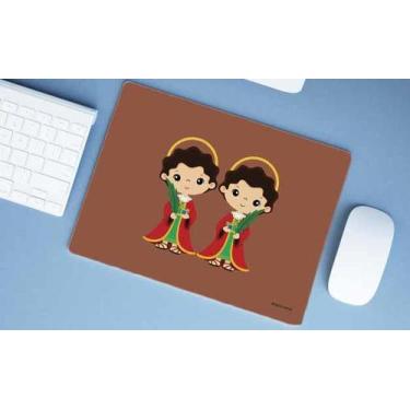 Imagem de Mouse Pad Emborrachado Personalizado Estampas Evangélico Católico - De