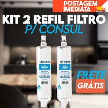 Imagem de 2 Refil Filtro Compatível Consul P/ Purificador Cpc30 Cpc31 Cpb34 Cpb3