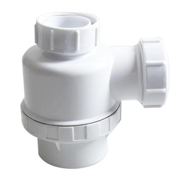 Imagem de Tubo de drenagem de pia de material PP, garrafa desodorante P armadilha conector de tubo reto para banheiro e cozinha, GN042C002