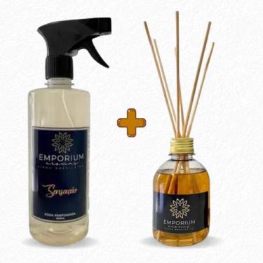 Imagem de Kit Aromatizador Sensação de Ambiente com Varetas 250ml + Água Perfuma
