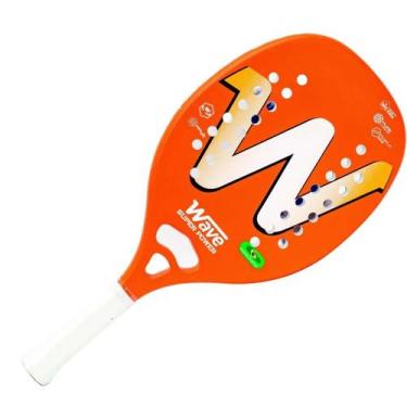 Imagem de Raquete de Beach Tennis Wave Super Power Laranja Carbono, Super Power