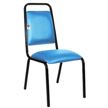 Imagem de Cadeira Empilhável para Hotelaria Linha Hotel Fremont Azul - Design Of