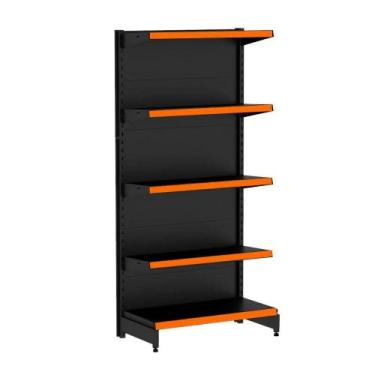 Imagem de Gondola Parede 196 Amapa Flex 60 Inicial Preto Fx Laranja - Amapá