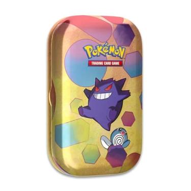 Imagem de Pokémon TCG: Scarlet & Violet—151 Mini Tin – Gengar and Poliwag (2 Booster Packs, 1 Coin & 1 Art Card)