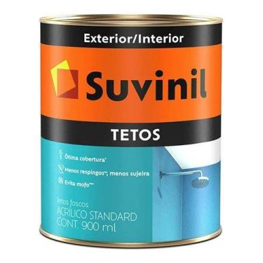 Imagem de Tinta Anti Mofo Para Tetos Suvinil Branco 900ml