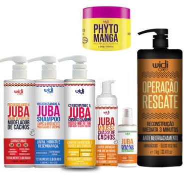 Imagem de Kit Widi Care Shampoo Condicionador Encaracolando Mousse Blend Máscara