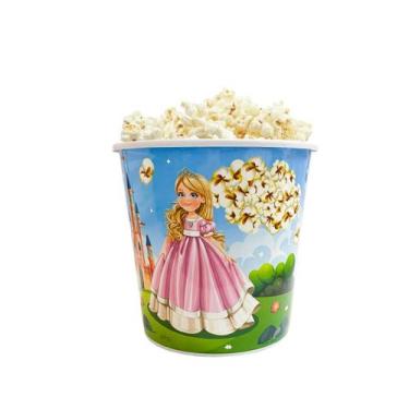 Imagem de Balde de Pipoca 3L Temático Infantil Desenhos Preferidos das Crianças 