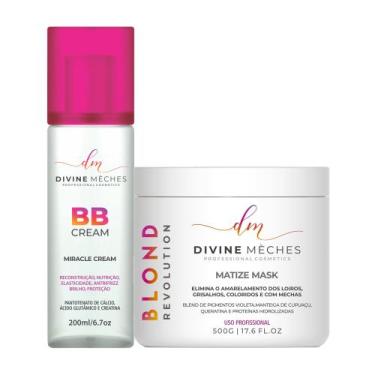 Imagem de Kit Divine Mèches Máscara Matizadora Blond Revolution + BB Cream