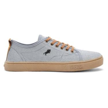 Imagem de Sapatênis Polo Masculino  Leve White Macio Plus Legitimo - LH Shoes, 4