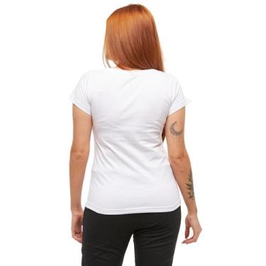 Imagem de Babylook Feminina Gola Aberta C7N - Wooks, Branco, M