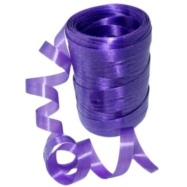 Imagem de 1 fitilho decorativo roxo 5mmx20m para enfeite artesanato - DIVA E BEL
