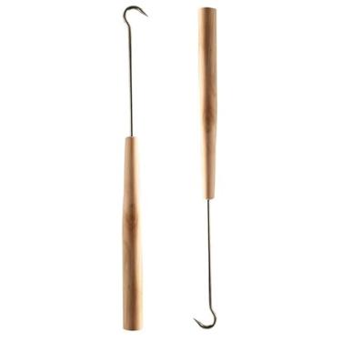 Imagem de Kamelar.Lava Gaff de pesca no gelo, arpão de peixe de aço inoxidável, anzol, pesca de avião, dispositivo de controle de pesca no gelo, peixe âncora, dispositivo de pesca; 2 peças