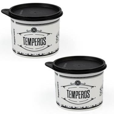Imagem de Porta Tempero Sal Grosso Para Churrasco - 2 Peças - Mãos e Arte 