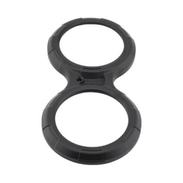 Imagem de QccHieUs Capa de instrumento de motocicleta, velocímetro, anéis de acabamento, painel de instrumentos, moldura para fixação T100, Preto