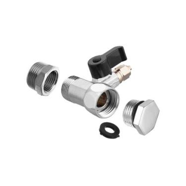 Imagem de Kit Adaptador 1/2 P Mangueira 1/4 Redução 3/4 x 1/2 e Tampao - EL