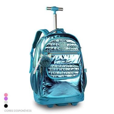 Imagem de Mochila De Carrinho Rebecca Bonbon Metalizada Rb3172 - Rebeca Bombom