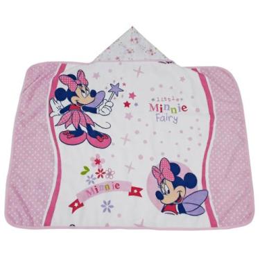 Imagem de Toalha De Banho Bebê 70x90cm Com Forro Em Fralda Mickey - Dugu, Minnie