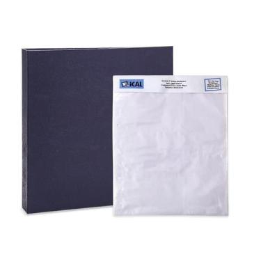 Imagem de Kit Álbum Mega Azul + 1 Refil R34 Ical