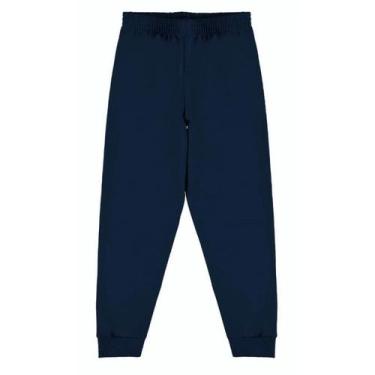 Imagem de Calça Moletom Infantil Unissex Malwee 12 ao 18 Ref. 0108790, Azul mari