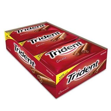 Imagem de Chiclete adams trident c/21 canela, Canela