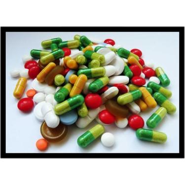 Imagem de Quadro Decorativo Medicina Consultórios Farmácias Manipulação Medicame