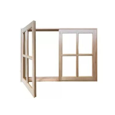 Imagem de Vitro Abrir Madeira Eucalipto 1,20x1,20 Cx10cm