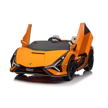 Imagem de Lamborghini Sian 2 Lugares R/C Eletrico 12V (Laranja) Bandeirante
