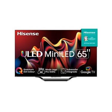 Imagem de Smart TV Hisense QLED Mini UHD 4K 65" Polegadas Frequência 144 Hz E Wi-Fi - 65U75LUA